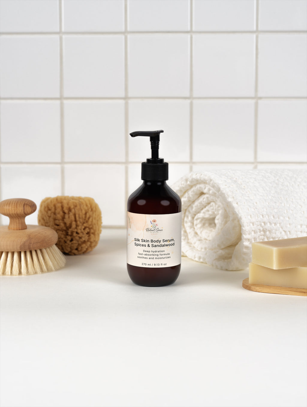 Silk Skin Body Serum, Spices & Sandalwood