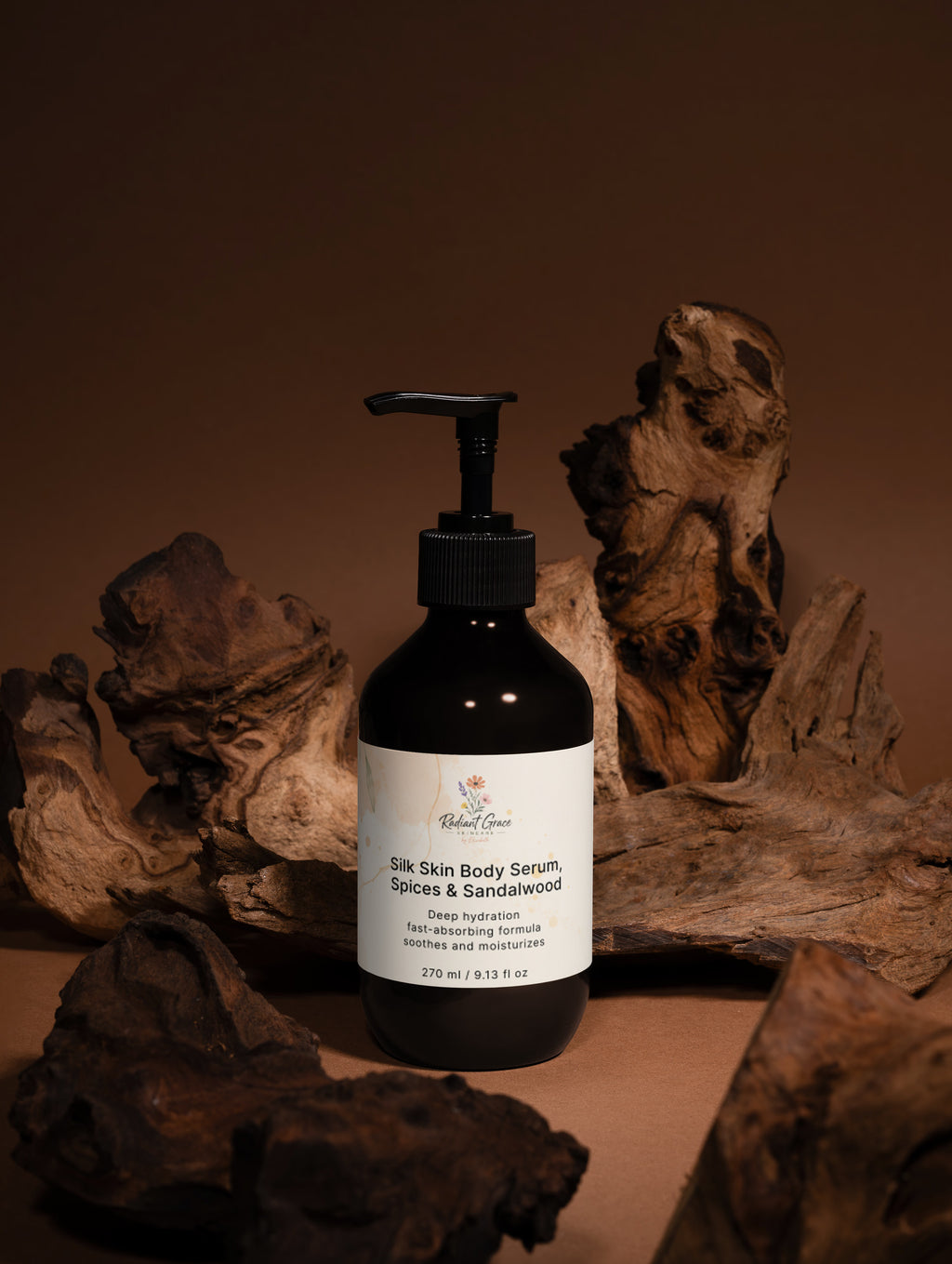 Silk Skin Body Serum, Spices & Sandalwood