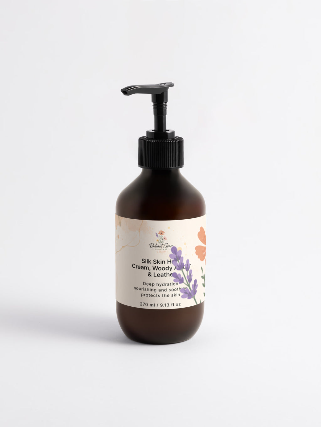 Silk Skin Hand Cream, Woody Amber & Leather