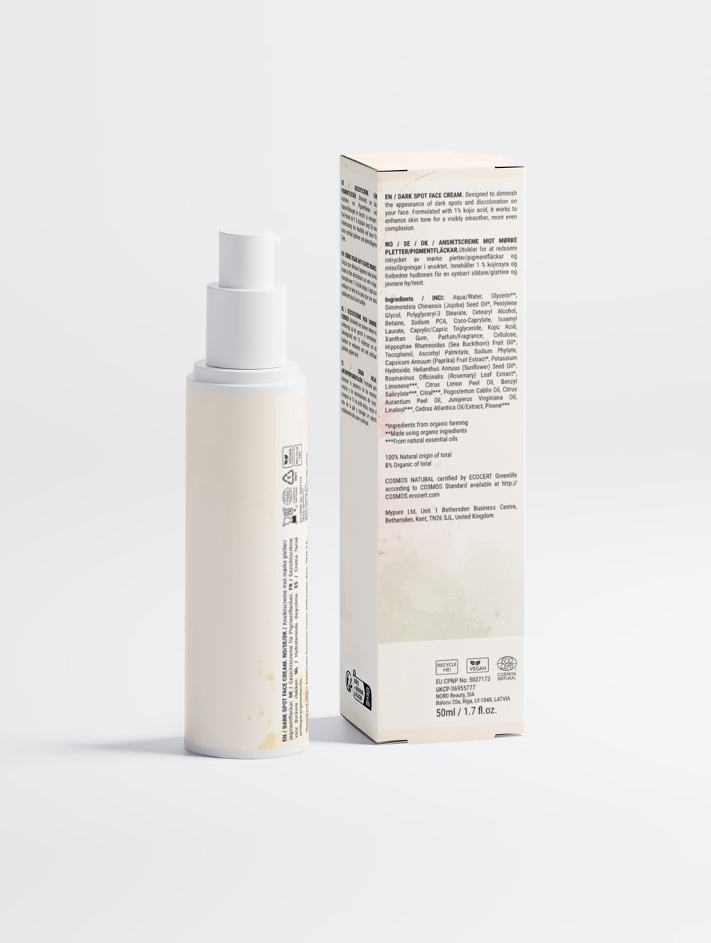 Dark Spot Face Cream with Kojic Acid